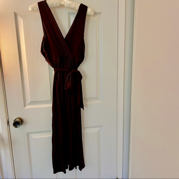 Bra Tops brown midi dress - Picture 3 of 5